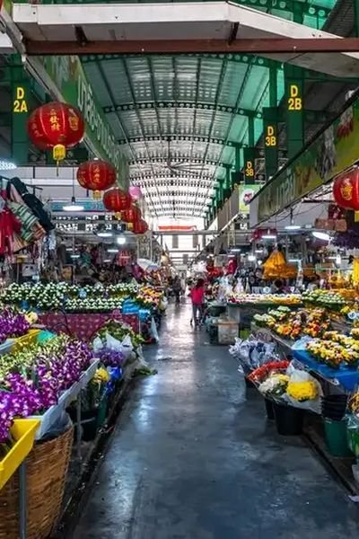 Pak Khlong Talat (Flower Market) – Market in Phra Nakhon, Bangkok