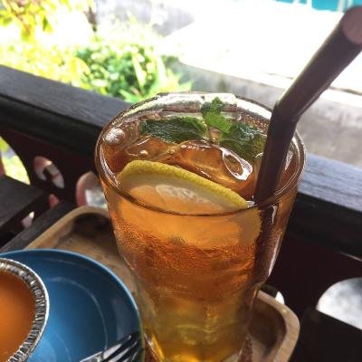 Peach Lemon Tea at The So Heng Tai Mansion