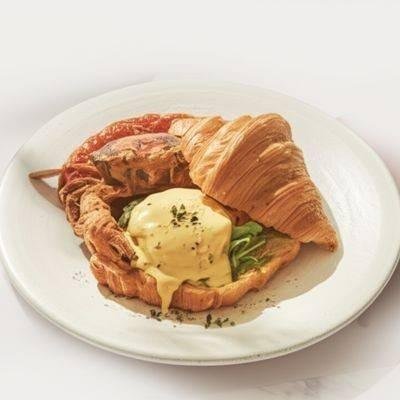 Spicy Softshell Crab Croissant at CINCIN - Brunch, Dinner & Wine