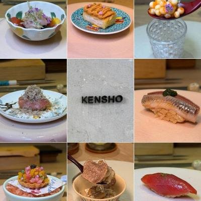 Omakase set at Kensho Omakase