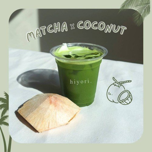 Matcha x Coconut at hiyori.matcha