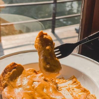 Thai tea custard toast at Samantao Heritage Coffee