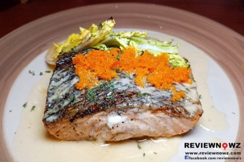 Seared Salmon with Mashed Potato at Howler Bar & Grill