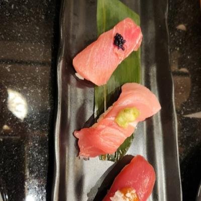 Tuna trio: akami, chutoro, otoro at NAMA Japanese and Seafood Buffet