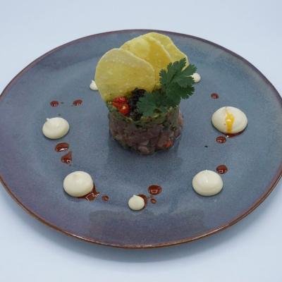 Yellow Fin Tuna Tartar at sala rattanakosin eatery and bar