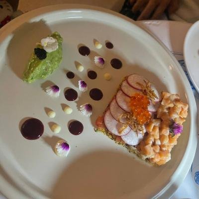 Deconstructed Salmon Tartare at RICI by rico's